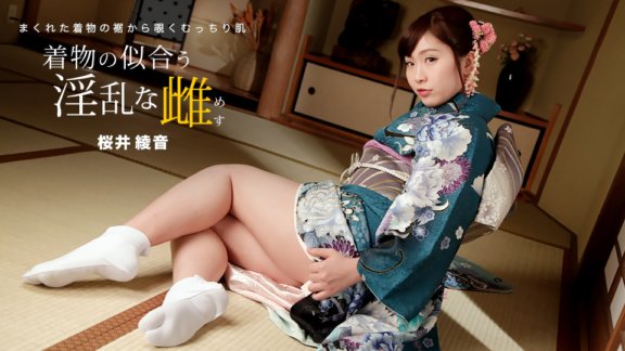 1PONDO-010822_001 Si Ayane Sakurai, isang mahalay na babae na mukhang maganda sa isang kimono