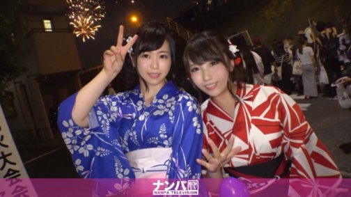 200GANA-1824 【煙火大會/浴衣領取！ 】 穿著浴衣的美乳少女2人！噴了很多！讓浴衣出來的高潮性愛！