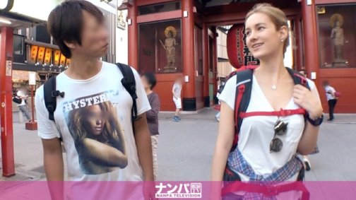200GANA-2170 진짜 연파, 첫 촬영. 1394 YOU는 왠지 일본에?라는 것으로 아사쿠사에서 헌팅한 러시아 미녀! 밀착해서 일본의 농후한 환대를 생각하면…